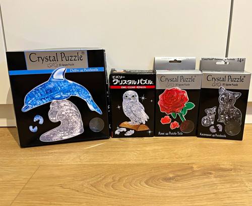Crystal puzzle set - puzzle, 3d