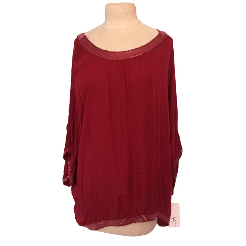 Bluse bordeaux damen - bordeaux, 💙