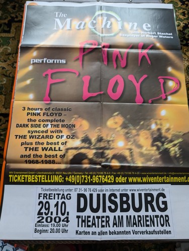 Konzertposter the machine pink - konzertposter,