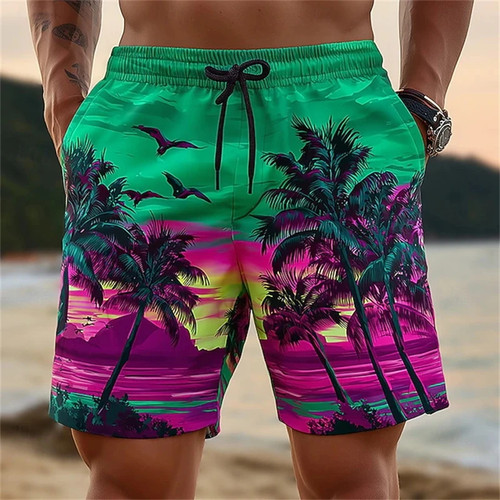 Herren badeshorts druck - badeshorts,