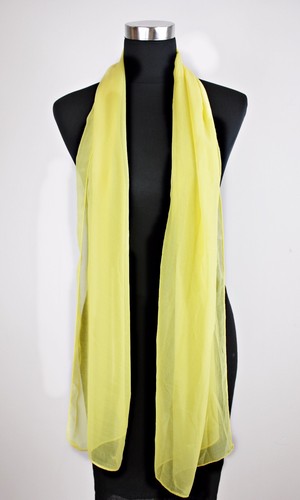 Chiffon schal seidig - schal, stola