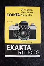 Bedienungsanleitung Gebrauchsanleitung EXAKTA RTL 1000 mit Innenmessung (S01)