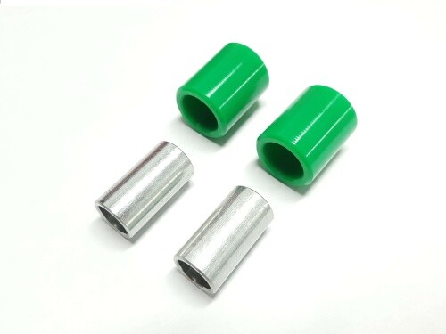 Polyethylen buchse grün - pe, grün+