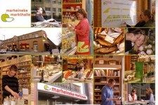 Postkarte :  BERLIN  - KREUZBERG , Marheinecke Markthalle