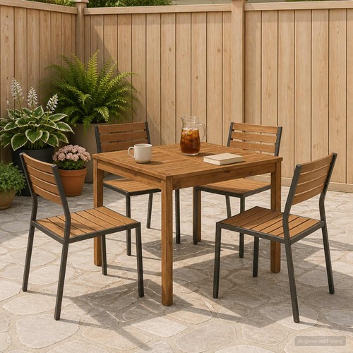 Gartentisch natur 5 - gartentisch, x