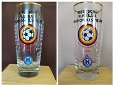 alt. Glas mit Goldrand * WM