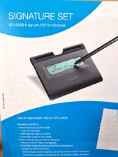 Wacom stu 300 unterschriften - wacom, b