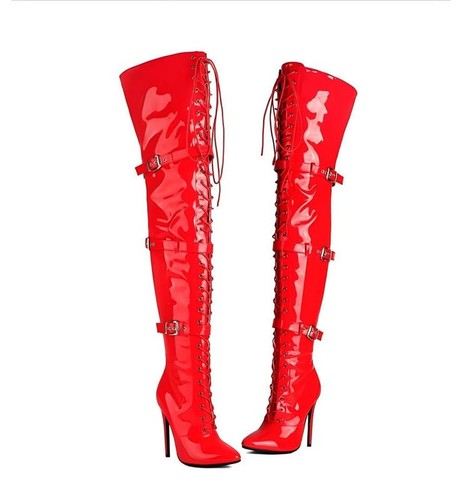 Damen overknee stiefel spitze - damen,