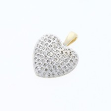 Herz Diamanten Anhänger 333