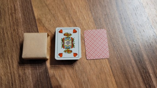 Alte miniatur spielkarte - alte,