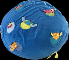 HABA Sitzkissen Sitzsack "Tierversteck" blau Durchmesser 100cm
