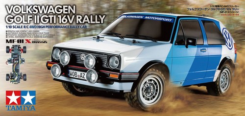 Tamiya car golf gti 16v - rc,