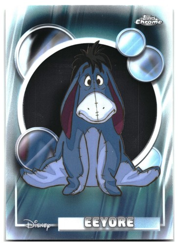 Eeyore topps chrome disney - chrome,