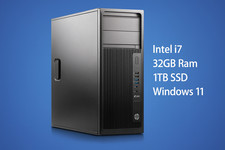 HP Z240 Gaming Computer PC - Intel Core i7 4,00Ghz | 32GB RAM | 1TB SSD | Win 11