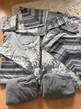 QVC Winterengel Bettwäsche Set 8 Teile 135x200 inkl Laken grau