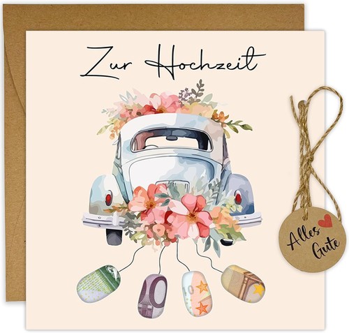 Hochzeitskarte geldgeschenk - hochzeitskarte,