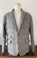 Ralph Lauren Purple Label Daunenjacke Wolle Größe L Sportcoat Steppsakko Herren