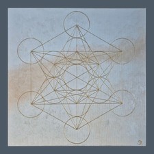 Handgemaltes Energiebild mit