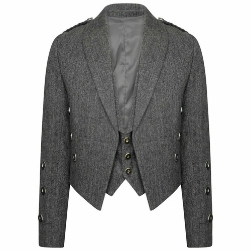 Herren schottisch grau - herren, tweed