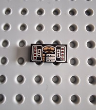 Lego Fliese Schwarz 1x2 Bedruckt Armatur Display 3069bps2 8098 10212 7965 K164