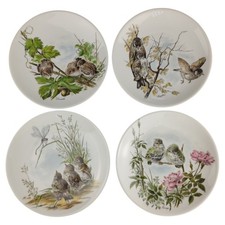 4er Set Wandteller Vier