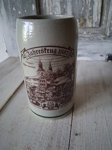 Bierkrug jahreskrug 1987 - bierkrug,