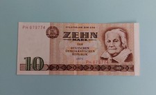 Banknoten - Deutsche Demokratische Republik 10 Mark 1971