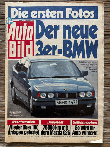 Auto bild 1988 bmw e36 - auto,