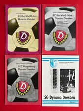 4 x DDR Fussball Programmheft 1978-80 1. FC Magdeburg - Dynamo Dresden ( F23308