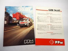 2x Prospekt Poclain PPM 36.07