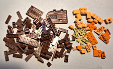 LEGO aus Harry-Potter-Sammlung - 131 Teile in dunkelbraun + seltenen Farben 