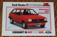 c 1980 Ford Fiesta Austria XL Prospekt brochure n Escort Sierra Scorpio Taunus