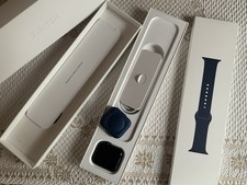 Apple Watch Series 6 GPS 44mm Aluminium Blau, Sportarmband Dunkelmarine, OVP!
