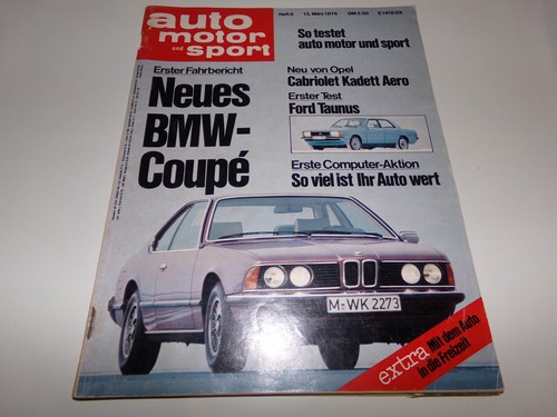 Auto motor sport 1976 test - auto,