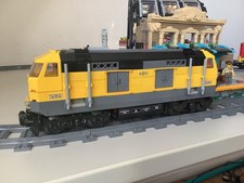 LEGO  RC Güterzug gelbe Lok 7939 plus div.Waggons,mit Video von Probefahrt,