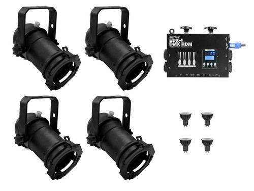 Eurolite set par spot sw - eurolite, 4x