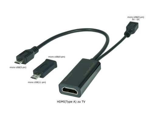 Mhl micro usb adapter - mhl, +