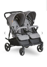 Zwillingsbuggy Twin -Circle Line -Woven Kinderwagen Grau Wie Neu