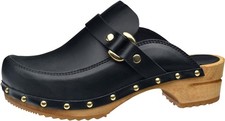 Sanita damen clogs - sanita, wood-lillen