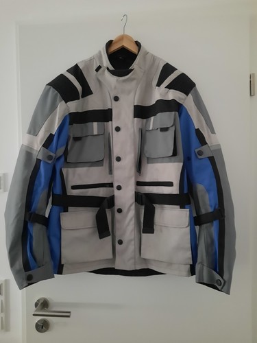 Motorradjacke beige blau - motorradjacke, gr