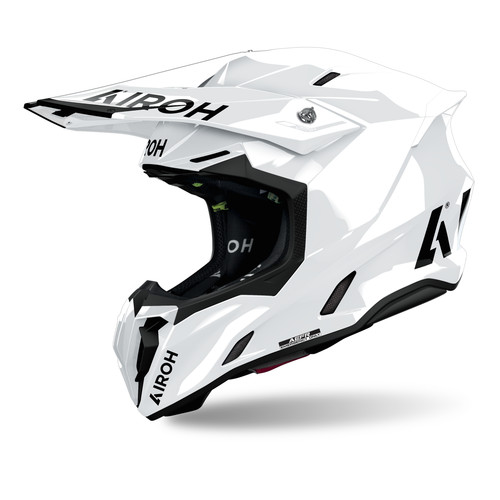 Helm twist white gloss airoh - white,