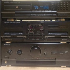 Kenwood A-34 Integr Verstärker casset X-34/CD Player DP-540 Vintage Musikanlage