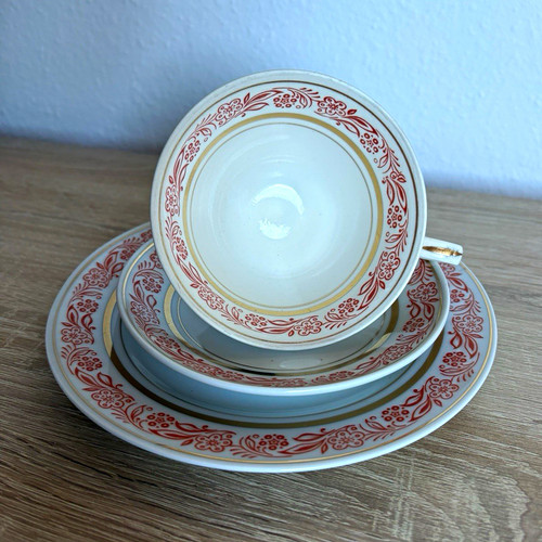 Sammeltasse weiß rot - sammeltasse, weiß/rot