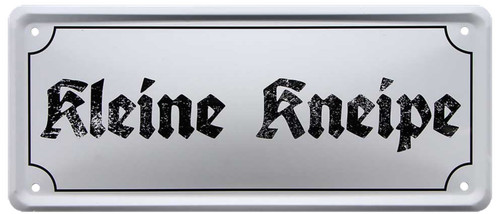 Kleine kneipe 28x12cm - ,