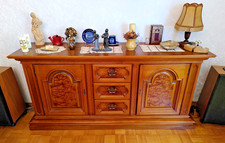 Altdeutsche Kommode aus Nussbaum massiv