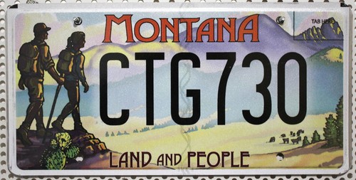 Montana nummernschild usa - montana,