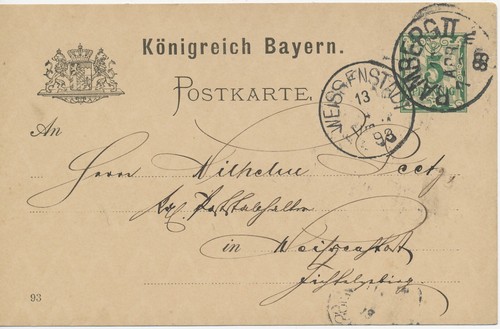 Bayern bambergii auf 5 pf - 5,
