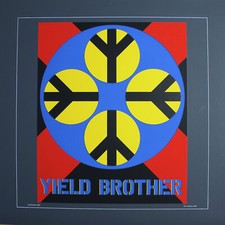 ROBERT INDIANA - Yield Brother. Unsignierter Farb-Siebdruck. Domberger Stuttgart