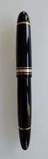 Montblanc Meisterstück Füller No.149 18 Karat Gold Bicolor,Lederetui,blaue Tinte