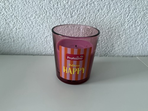 Duftkerze pink glas - duftkerze,
